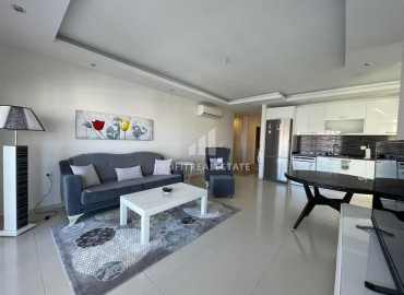 Уютная укомплектованная квартира 2+1 в элитном комплексе в 300м от моря в районе Кестель ID-8736 фото-2
