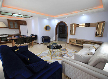 Дизайнерская трехкомнатная квартира в большой резиденции у моря в Махмутларе ID-8737 фото-2