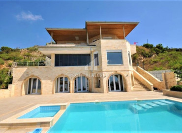 Private furnished villa 4 + 1, with its own facilities in the area of Alanya - Kargicak ID-8760 фото-1