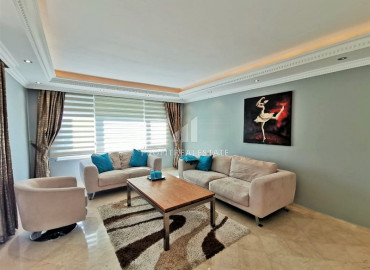 Duplex apartment 3 + 1, with furniture and appliances, 100 meters from the sea, Oba, Alanya, 170 m2 ID-8804 фото-1