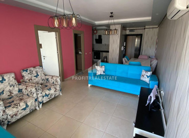Furnished apartment 1 + 1 in a residence with good facilities, 200m from the sea in Tej ID-8807 фото-1
