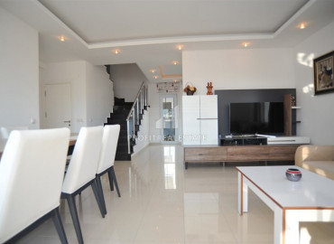 Duplex apartment 3 + 1, ready to move in, 200 meters from the center of Oba, Alanya, 135 m2 ID-8813 фото-4