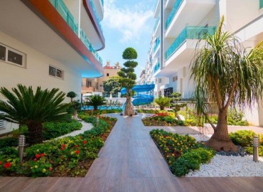 Квартира в элитном комплексе в центре Алании в 250 метрах от пляжа Клеопатра, Турция, 60 кв.м. ID-0662 фото-5