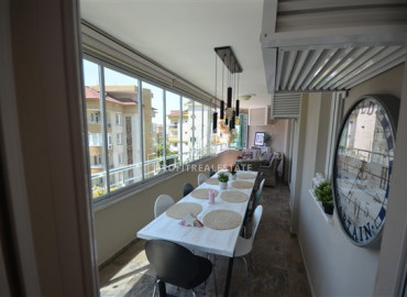 Cozy two bedroom turnkey apartment 200m from the sea in Alanya Tosmur ID-8841 фото-13