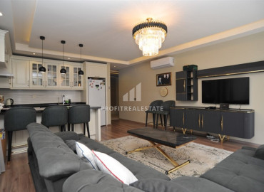 Меблированная квартира с двумя спальнями в новом элитном комплексе в 250м от моря в районе Каргыджак ID-8902 фото-4