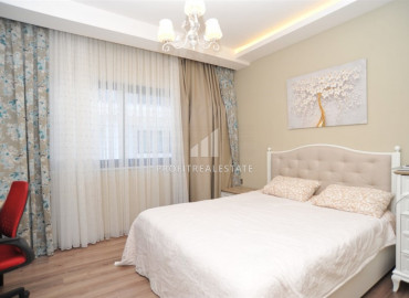 Меблированная квартира с двумя спальнями в новом элитном комплексе в 250м от моря в районе Каргыджак ID-8902 фото-10