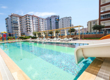 Large furnished apartment 2 + 1 in a premium class residence near the sea in Mahmutlar ID-8922 фото-33}}