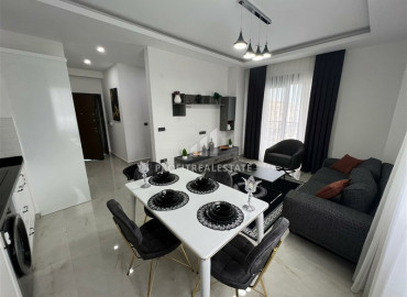 Элегантная дизайнерская квартира 1+1 в резиденции с бассейном, у моря в Каргыджаке ID-8938 фото-4