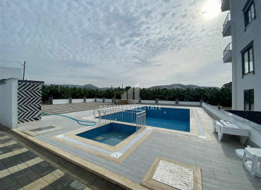 Элегантная дизайнерская квартира 1+1 в резиденции с бассейном, у моря в Каргыджаке ID-8938 фото-5