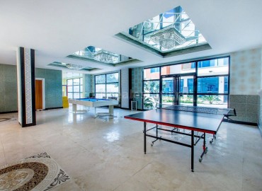 Квартира планировки 1+1 в новом комплексе с крытом бассейном по приятной цене в центре Махмутлара ID-0682 фото-11