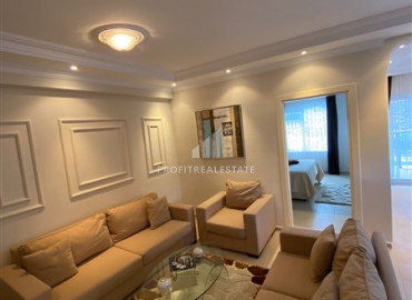 Furnished two bedroom apartment in a cozy residence, 250m from the sea in Alanya Tosmur ID-8991 фото-2