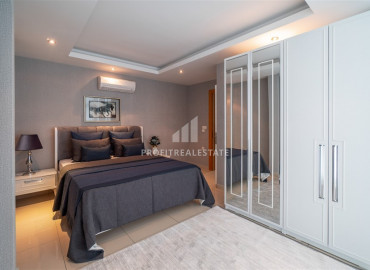 Дизайнерская квартира с тремя спальнями в элитном комплексе в районе Алании – Джикджилли ID-8994 фото-19