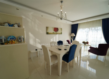 Furnished two-level apartment, with three bedrooms, 100 meters from the sea, Kestel, Alanya, 185 m2 ID-9004 фото-6