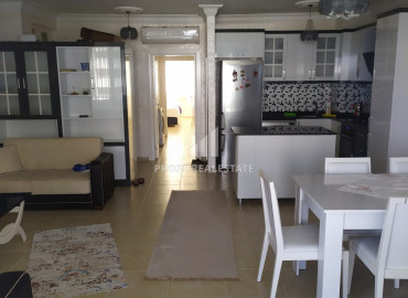 Furnished apartment 2 + 1 in a residence with a swimming pool on the first coastline in Tej, Mersin ID-9030 фото-4