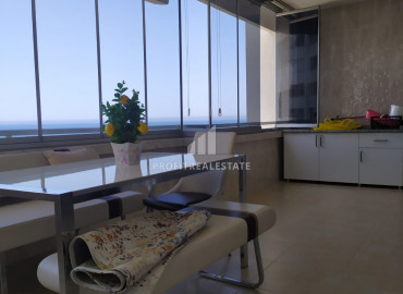 Furnished apartment 2 + 1 in a residence with a swimming pool on the first coastline in Tej, Mersin ID-9030 фото-9