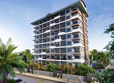 Недорогие квартиры на этапе проекта, в резиденции с богатой инфраструктурой, Демирташ, Аланья, 40-85,5 м2 ID-9031 фото-2