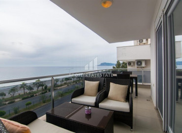 Stunning view duplex with three bedrooms on the first coastline in the Kestel area ID-9048 фото-9