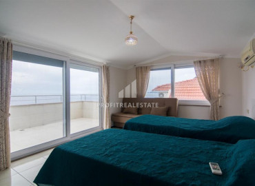 Stunning view duplex with three bedrooms on the first coastline in the Kestel area ID-9048 фото-17