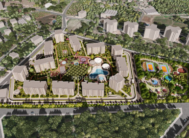 Апартаменты разных планировок в строящемся масштабном комплексе премиум класса в районе Мерсина Соли ID-9148 фото-2