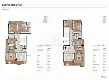 Апартаменты разных планировок в строящемся масштабном комплексе премиум класса в районе Мерсина Соли ID-9148 фото-24