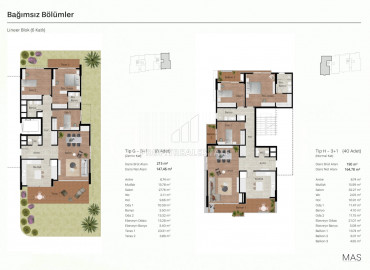 Апартаменты разных планировок в строящемся масштабном комплексе премиум класса в районе Мерсина Соли ID-9148 фото-26