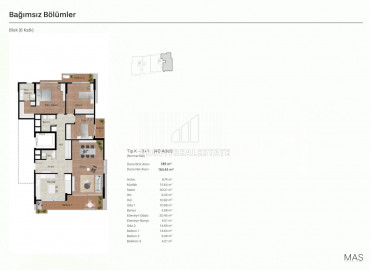 Апартаменты разных планировок в строящемся масштабном комплексе премиум класса в районе Мерсина Соли ID-9148 фото-27