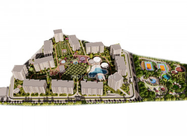 Апартаменты разных планировок в строящемся масштабном комплексе премиум класса в районе Мерсина Соли ID-9148 фото-29
