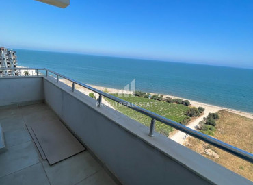 Furnished view apartment 3 + 1 on a high floor, in Cesmeli, 100m from the coast ID-9158 фото-15