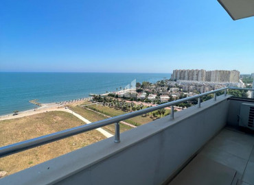 Furnished view apartment 3 + 1 on a high floor, in Cesmeli, 100m from the coast ID-9158 фото-17