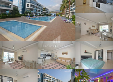 Ready to move in, 1+1 apartment in a luxury residence 300m from the sea in the Kestel area ID-9205 фото-31
