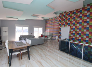 Spacious duplex 3 + 1 in a residence with a swimming pool on the main street of Mahmutlar ID-9231 фото-7}}