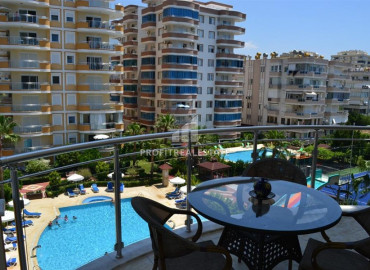 Large furnished view two bedroom apartment on the first line in Mahmutlar ID-9241 фото-18