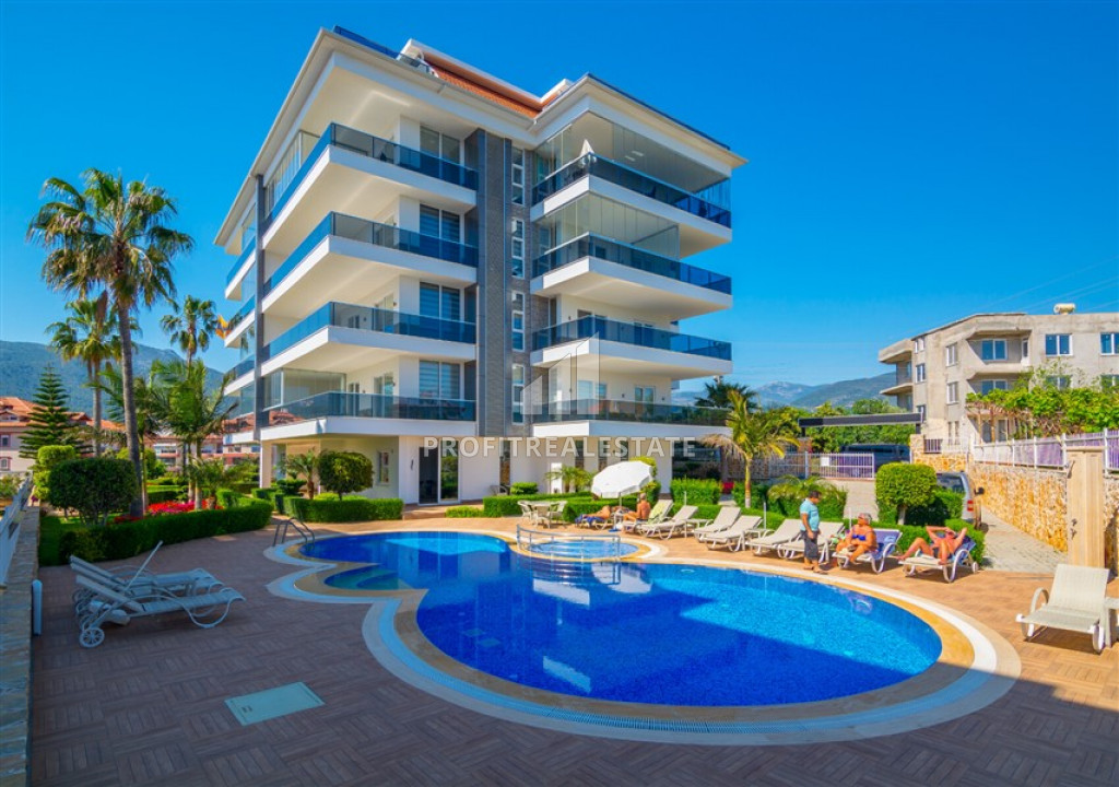 Stylish two-bedroom apartment in the Oba area in a residence with a swimming pool 150 meters from the sea ID-9242 фото-1