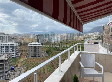 Меблированная трехкомнатная квартира на высоком этаже в Махмутларе с видом на море и горы ID-9247 фото-17