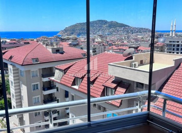 Меблированная трехкомнатная квартира на высоком этаже с видом на море и горы в районе Джикджилли ID-9250 фото-6