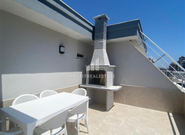 View furnished duplex 4 + 1 with a private sauna in a residence with facilities in Mahmutlar ID-9252 фото-24