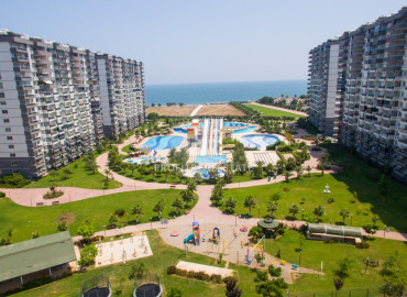 Apartment with two and three bedrooms on different floors in a luxury residence in Cesmeli, Mersin ID-9282 фото-12