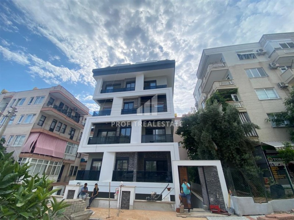 Двухкомнатная квартира в новой резиденции на этапе ввода в эксплуатацию, в центре Алании, в 250м от Средиземного моря ID-9300 фото-1
