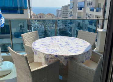 Luxury real estate in Mahmutlar: furnished 1 + 1 apartment with sea views 400 m from the sea ID-9311 фото-15
