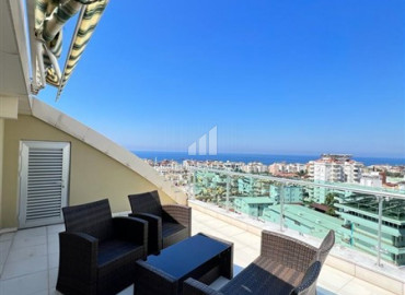 Furnished view duplex 3 + 1 in the heart of Alanya in a modern residence with facilities ID-9324 фото-20