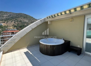 Furnished view duplex 3 + 1 in the heart of Alanya in a modern residence with facilities ID-9324 фото-21