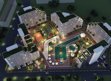 Апартаменты разных планировок в строящемся масштабном элитном комплексе в районе Томюк, Эрдемли ID-9364 фото-2