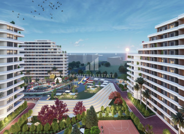 Apartment of different layouts in a large-scale luxury residence under construction in Tomuk, Erdemli ID-9364 фото-4