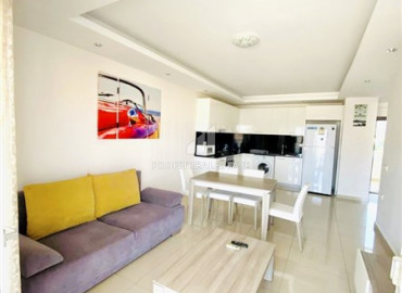 Уютная двухкомнатная квартира, готовая к заселению, в жилом комплексе премиум класса, Джикджилли, Аланья, 50 м2 ID-9369 фото-4