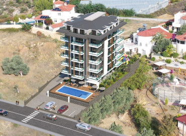 A new project with a comfortable facilities in Avsallar from a construction company, 1000m from the sea ID-9379 фото-3