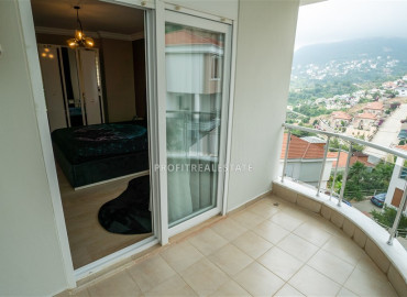 Furnished duplex 3 + 1 with stunning views in a townhouse in Alanya, Tepe ID-9381 фото-12