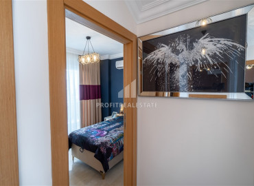 Furnished duplex 3 + 1 with stunning views in a townhouse in Alanya, Tepe ID-9381 фото-16