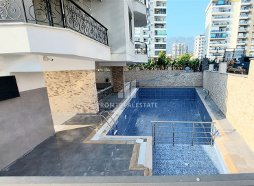 Квартира 1+1 в новом комплексе с бассейном в Махмутларе в 400м от Средиземного моря ID-9420 фото-19