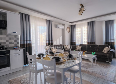 Equipped one-bedroom apartment in an urban-type building 100m from the sea in Mahmutlar ID-9447 фото-2