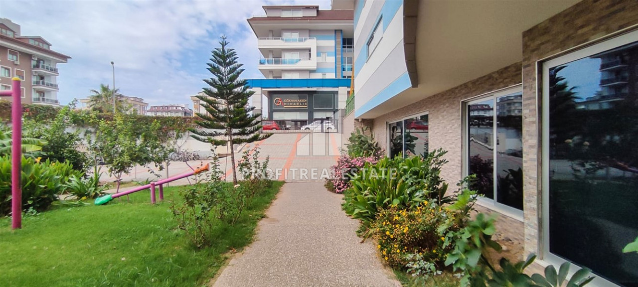 Elegant one-bedroom apartment 200m from the sea on the main street in Kestel ID-9448 фото-2